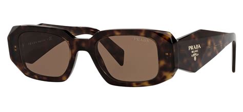 brown sunglasses prada|prada pr17ws sunglasses tortoise brown.